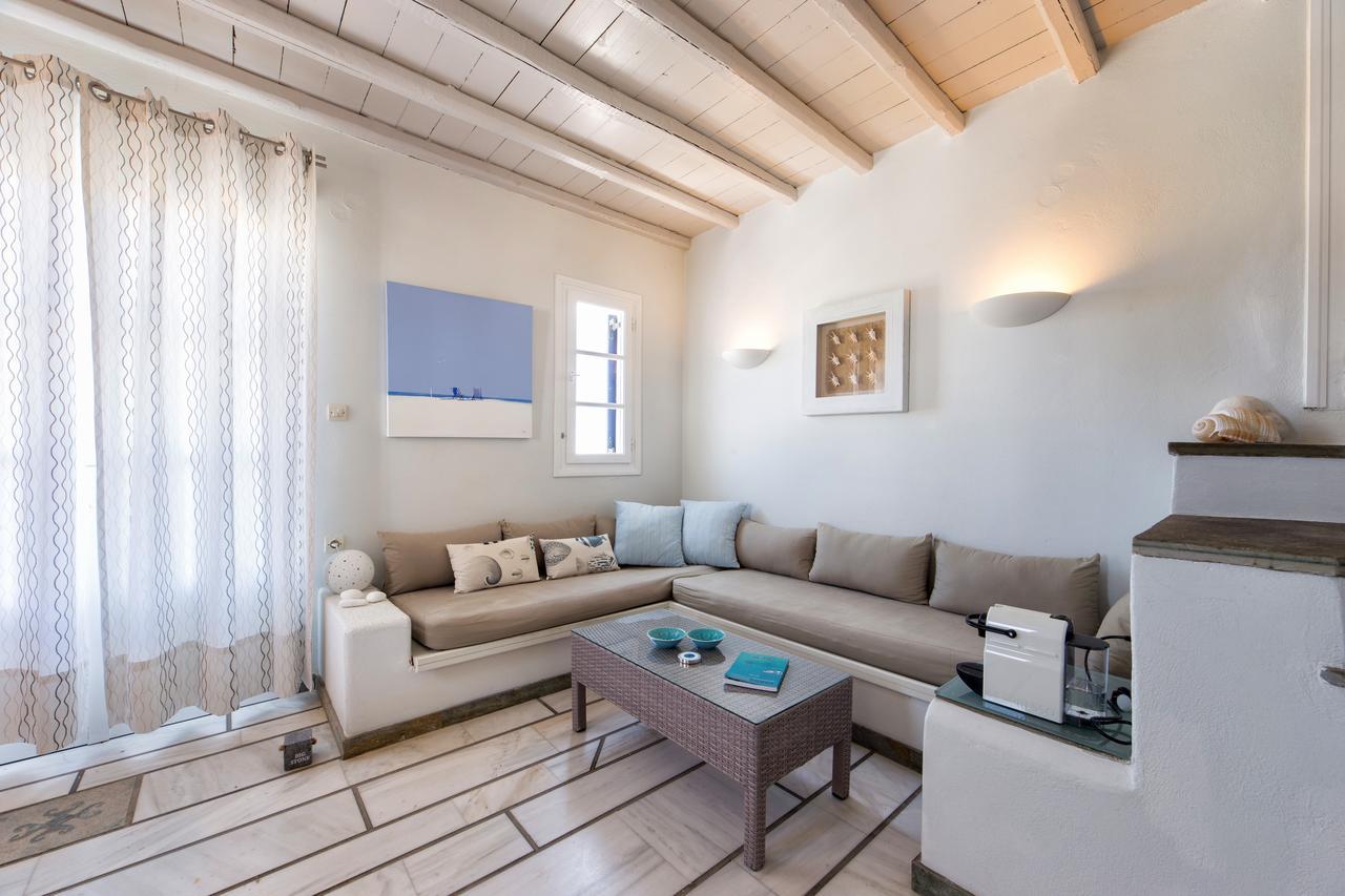 Pure White 1Bd House With Amazing Sea Views In Naousa Kültér fotó